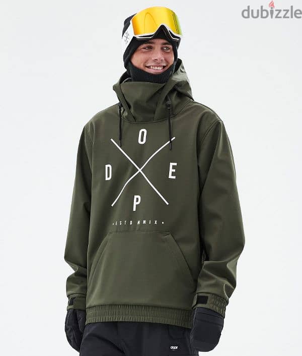 Dope Snow Olive Green Jacket (Ski / Snowboard) 0