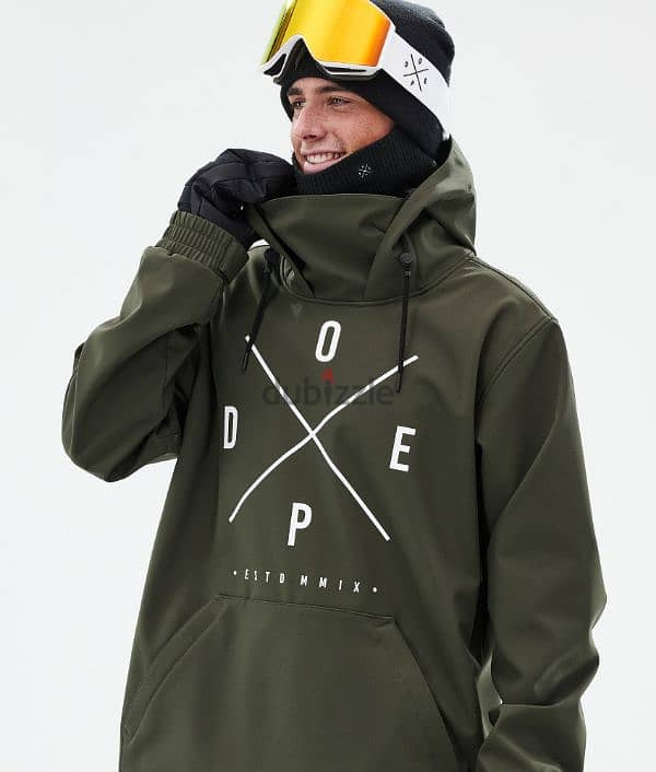 Dope Snow Olive Green Jacket (Ski / Snowboard) 1