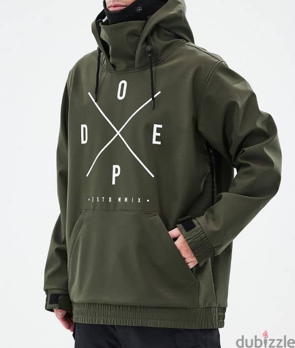 Dope Snow Olive Green Jacket (Ski / Snowboard) 7