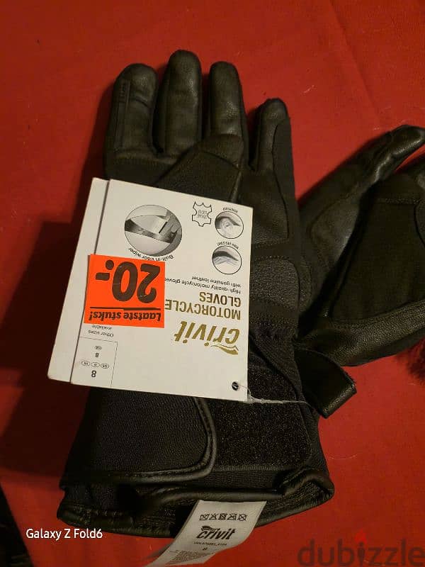 crivit motorcycle gloves brand new 3