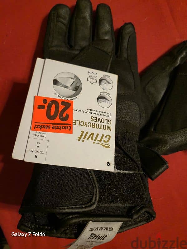 crivit motorcycle gloves brand new 6