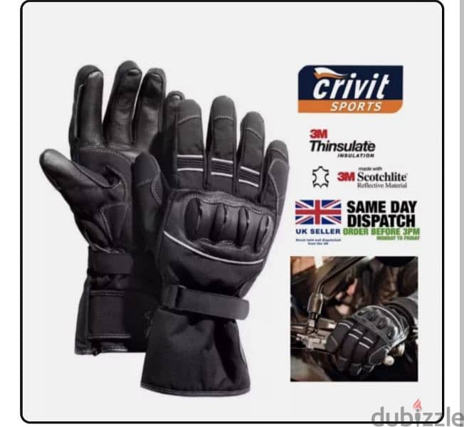 crivit motorcycle gloves brand new 0