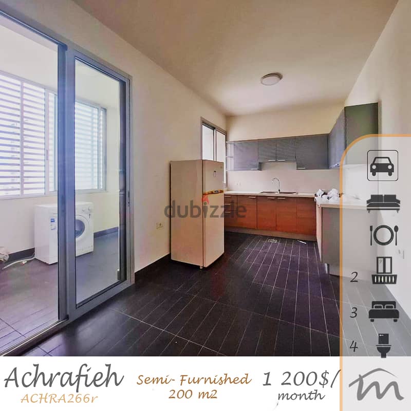 Ashrafieh | Semi Furnished 3 Bedrooms Apartment | Prime Location 0