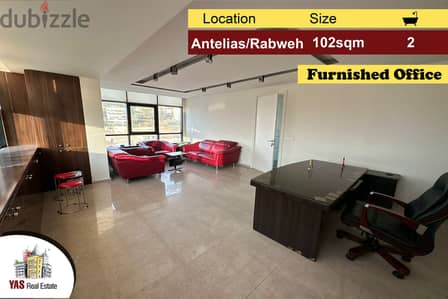 Antelias/Rabweh 102m2 | Furnished Office | Main Highway |Open Space|MJ