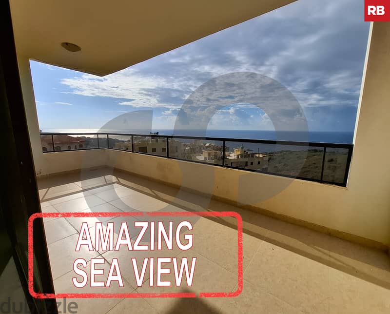 Sea view, quiet area, Jeddeyl-Jbeil/ جدايل-جبيل REF#RB115460 0