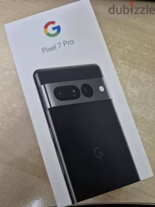 sealed pixel 7 pro (black 128gb) 0