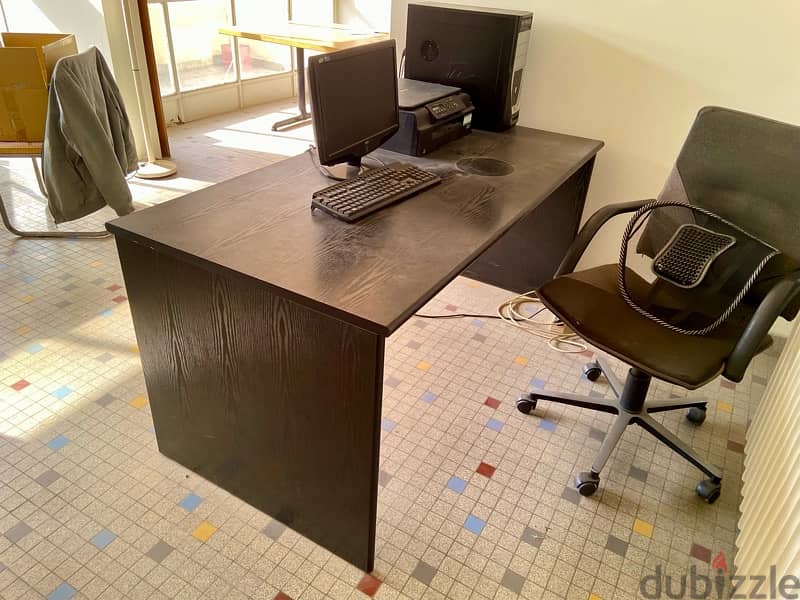 3 office tables - sold together 0