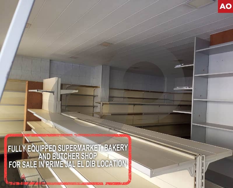 Equipped Supermarket, Bakery and Butcher shop, jal el dib REF#AO115485 0