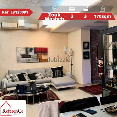 Apartment in zouk mosbeh for sale شقة للبيع في زوق مصبح