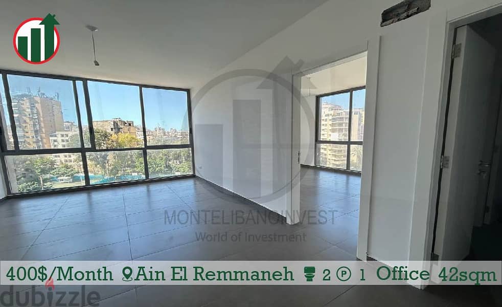 Brand New Office For Rent In Aain Reimaneh!! 0