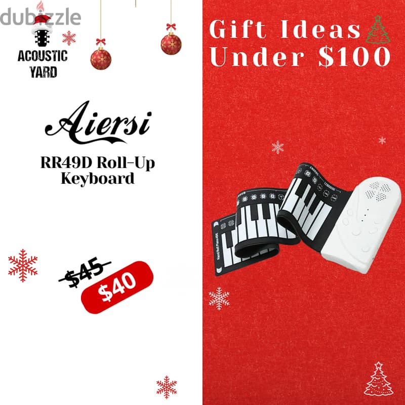 Aiersi RR49D Portable Keyboard Christmas Offer 0