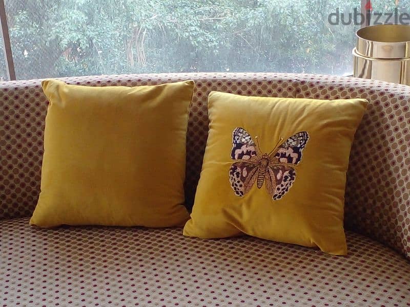 Two Velvet Cushions 2