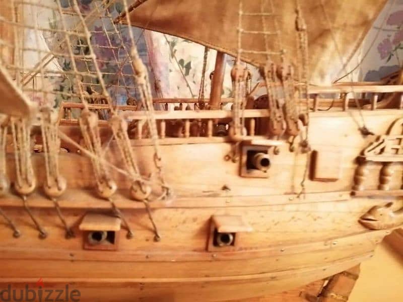 handmade wooden ship 1