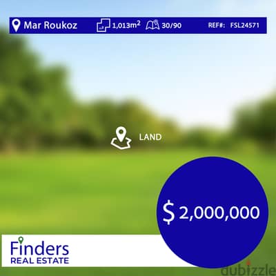 Land For Sale in Mar Roukoz!  أرض للبيع في مار روكز