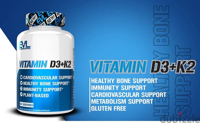 EVL VItamin D3+K2 60 servings 2