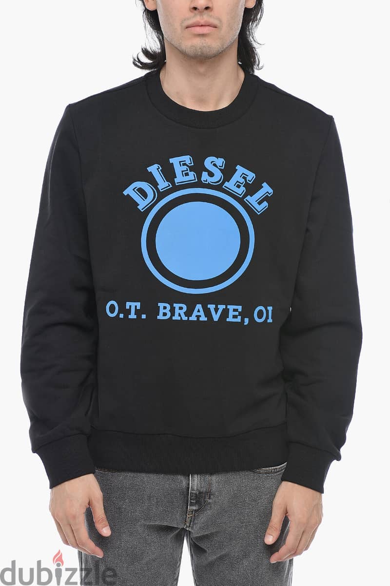 Diesel Sweater Blue Logo size M 3