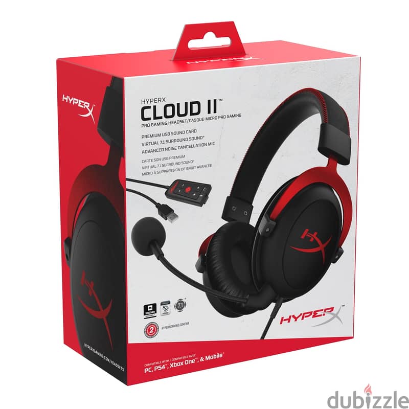 Hyperx Cloud II Gaming Headset 7.1 Surround Sound - Sealed 0