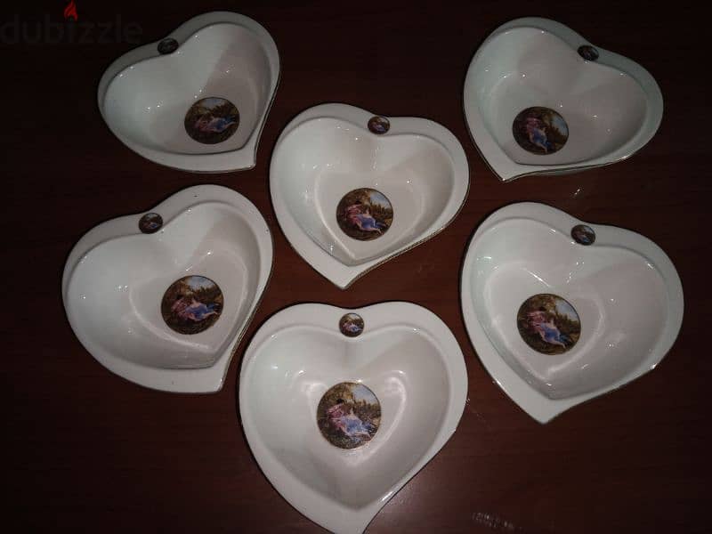 original Romeo and Juliette heart plates 0