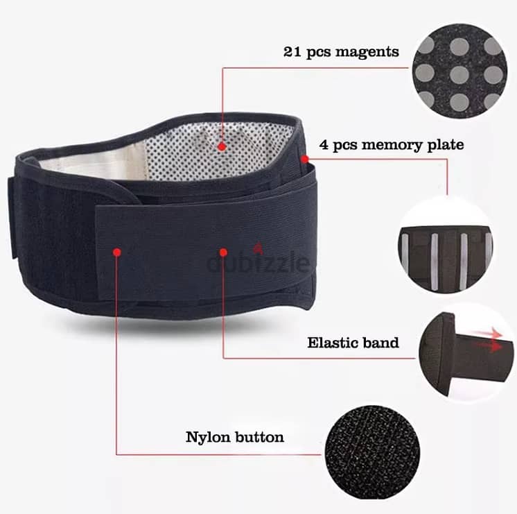 Self Heating Lumbar Waist Support Belt 1