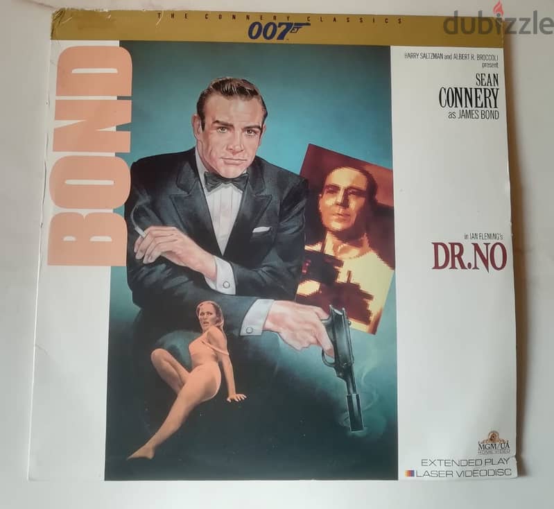 James Bond 007  3 movies set on Laserdiscs 1