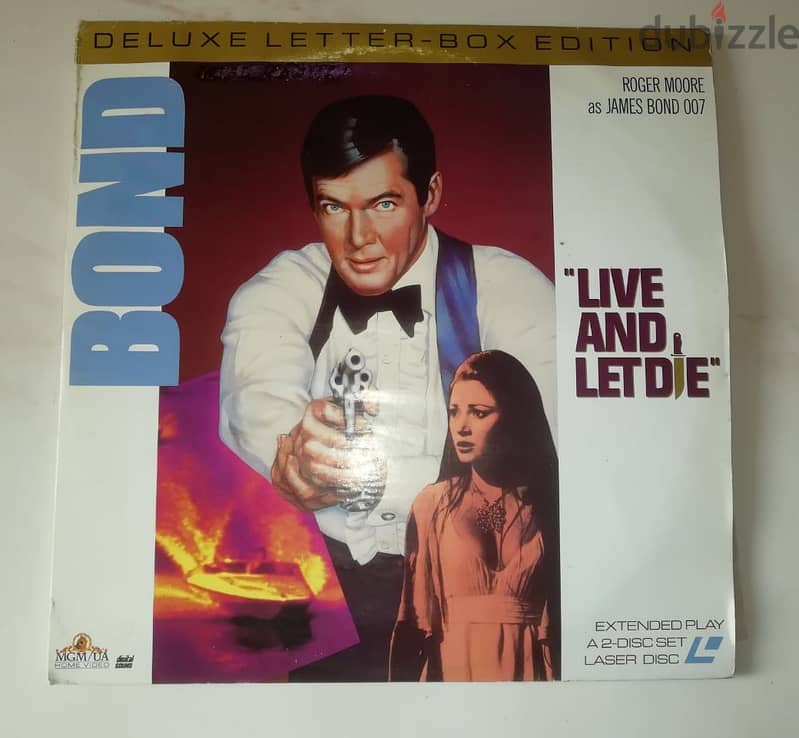 James Bond 007  3 movies set on Laserdiscs 3