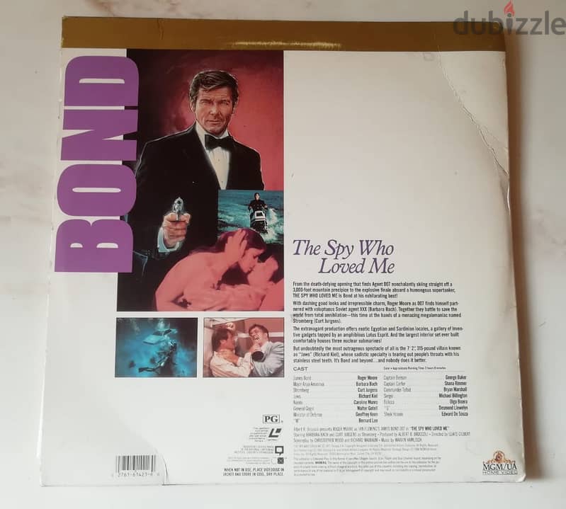 James Bond 007  3 movies set on Laserdiscs 5