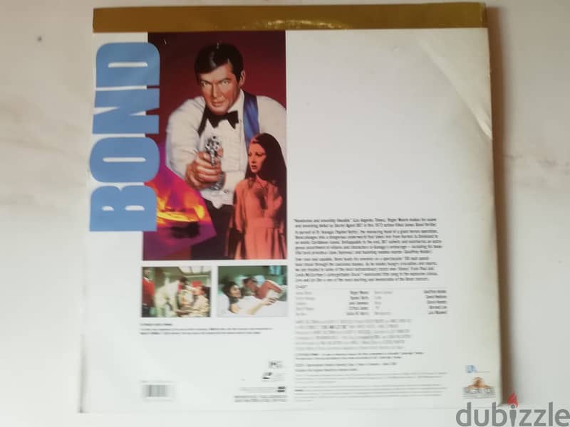 James Bond 007  3 movies set on Laserdiscs 6