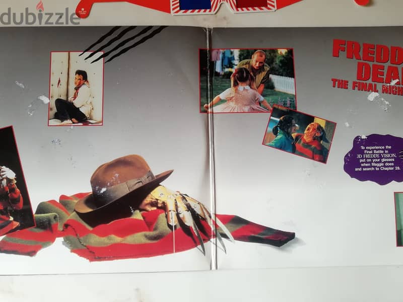 Freddy's dead the final nightmare laserdisc in 3D including original 1