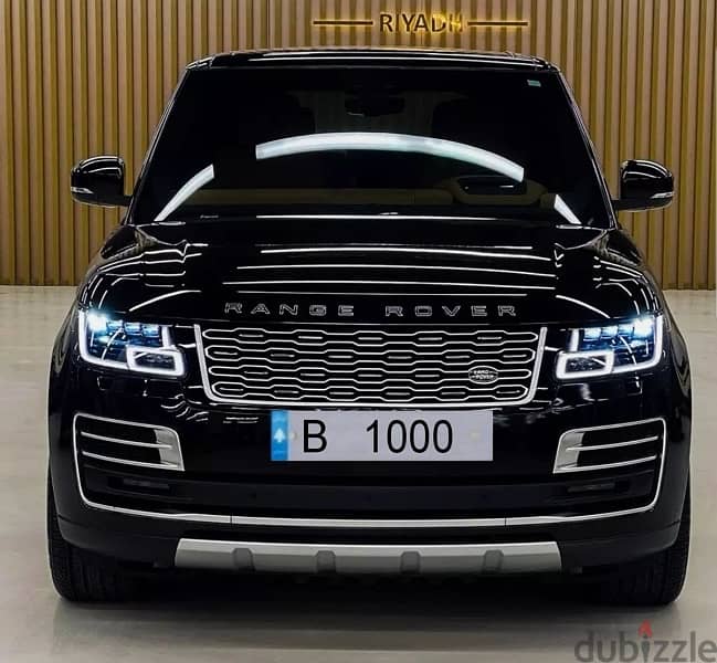 Special number plates  B 1000 0