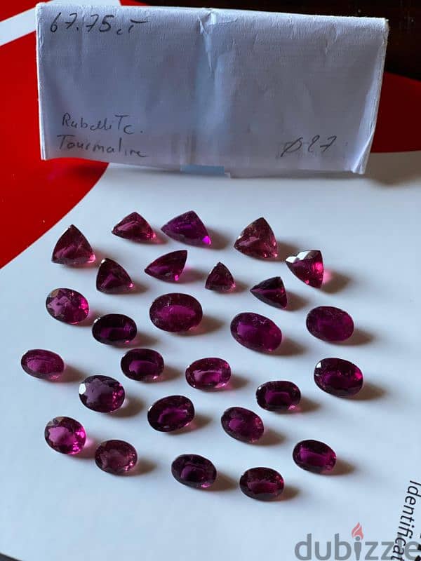 natural tourmaline rubellite 67.75 ct parcel 0