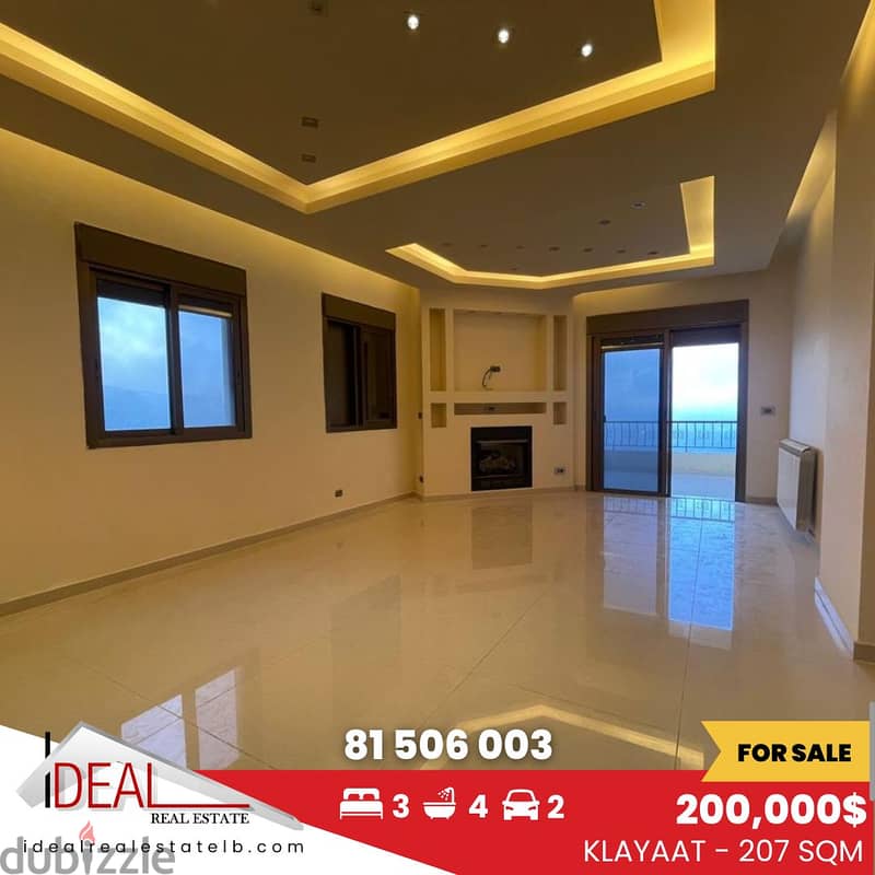 207 SQM Apartment for sale in Klayaat REF#CC456 0