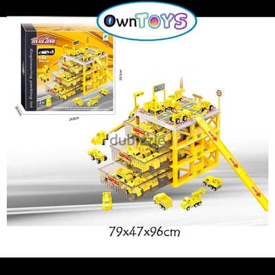 Kids Educational Toy Cars With Three-layer Parking Lot