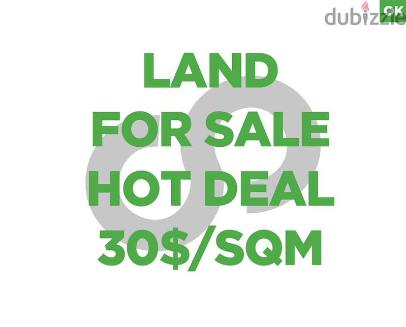 HOT DEAL-30$/SQM-Ain Zhalta, CHOUF/ عين زحلتا, شوف REF#OK115529 0