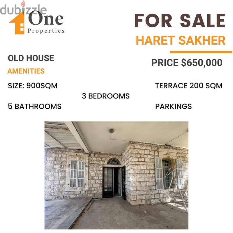 OLD HOUSE FOR SALE IN JOUNIEH - HARET SAKHER 0