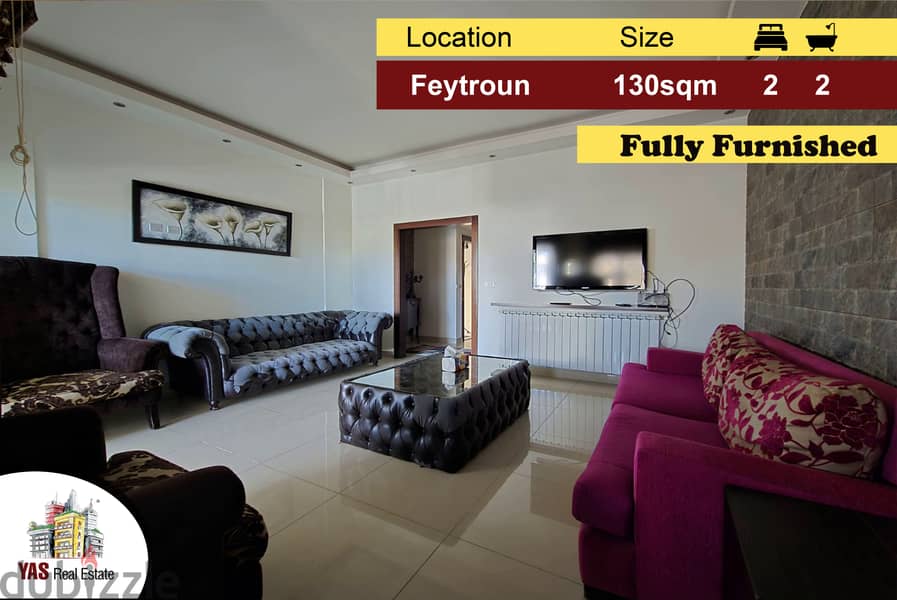 Feytroun 130m2 | Fully Furnished | Mountain View | Luxxury | DA | 0