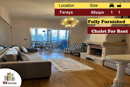 Faraya 60m2  | Furnished Chalet | Rent |  View | Private Street | DA