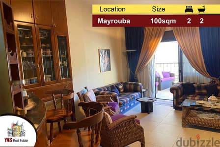 Mayrouba 100m2 | Well Maintained | Decorated | Calm Area | DANS