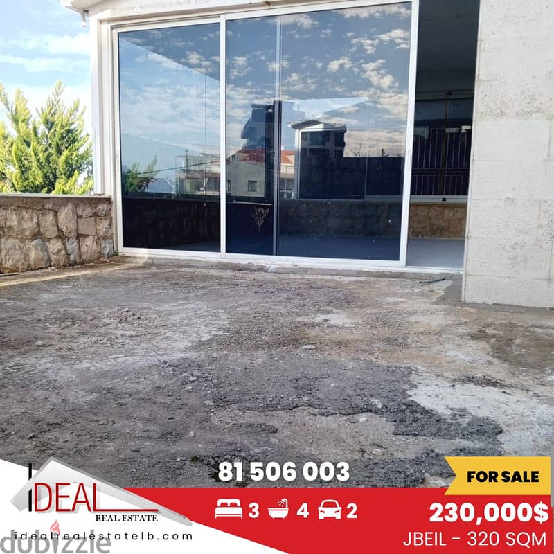 320 sqm duplex apartment for sale in Jbeil REF#JH17409 0