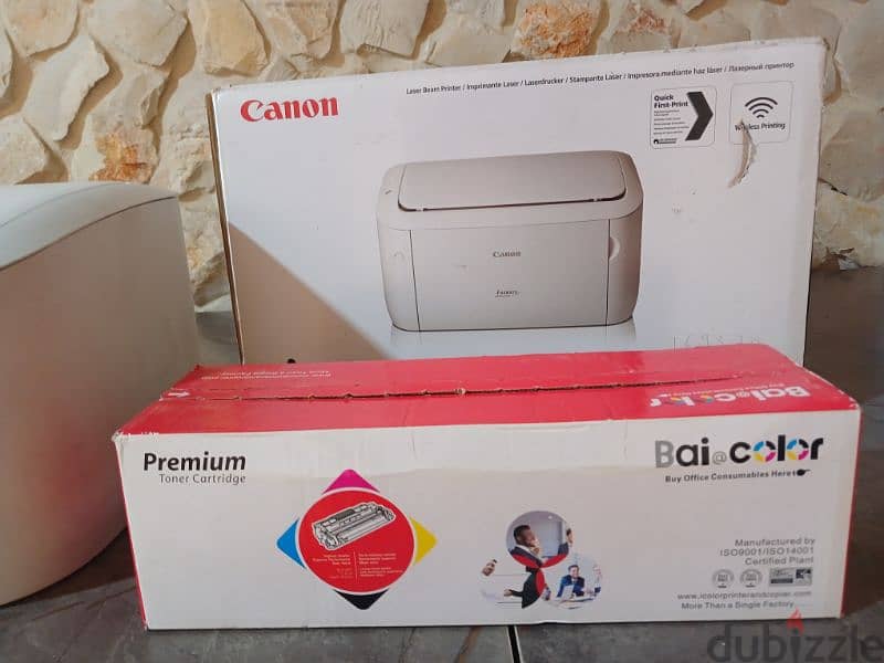 canon laser printer i-sensys LBP6030w with extra tonner cartridge 2