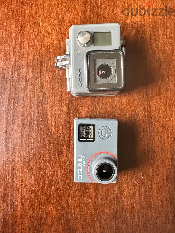 gopro hero 1 and akaso elite 50 0