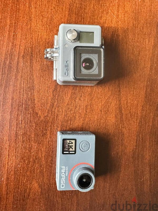 gopro hero 1 and akaso elite 50 1