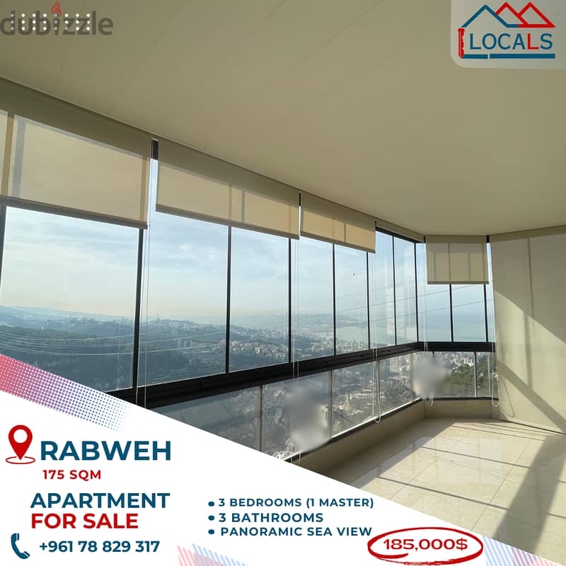 175 SQM Apartment For Sale in Rabweh 0