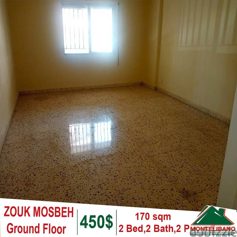 170 Sqm Ground Floor Apartment for rent  in Zouk Mosbeh 0