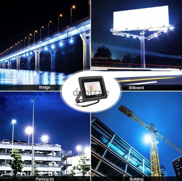 2 pcs projecteur flood lights 7