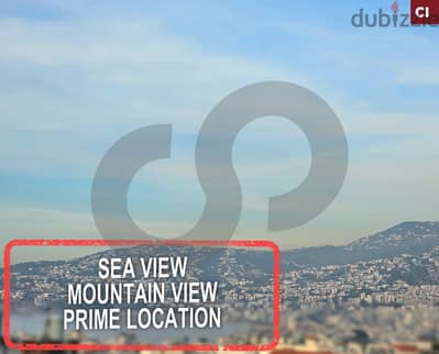 Sea & Mountain view- Prime location-zouk mikael/ذوق مكايل REF#CI115560