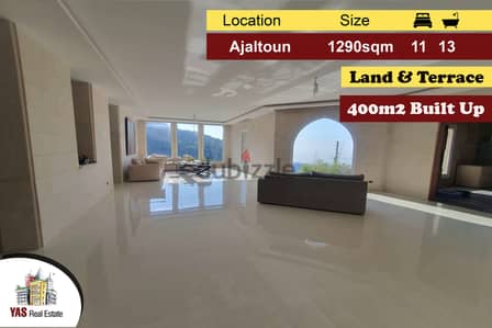 Ajaltoun 1290m2 | 400m2 Bulit up | Terraces & Garden | Luxury | KH |