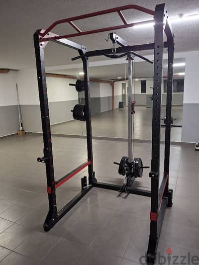 Multi fonction Power rack machine and bicycle