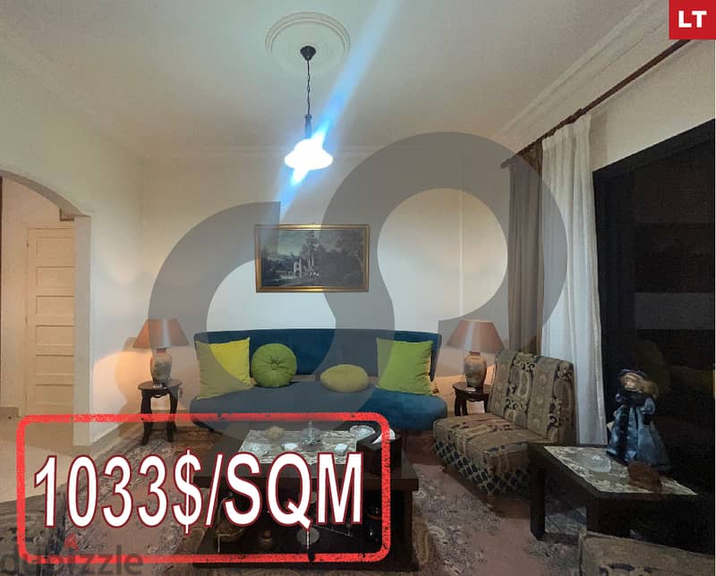 calm area - fully furnished -Hazmieh/حازميه REF#LT113922 0