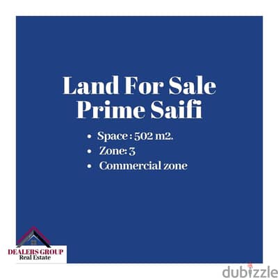 Prime Location Land for sale in Saifi - Beirut