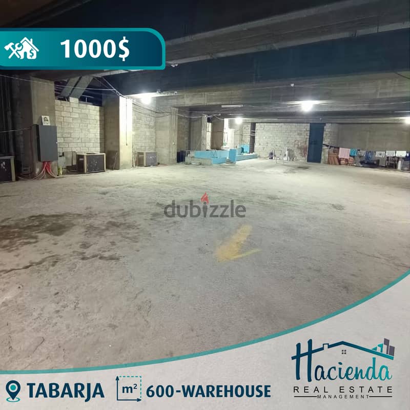 Warehouse For Rent In Tabarja 0